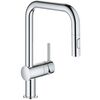 смеситель для кухни grohe minta 32322002, выдвижной излив, хром в Актау фото № 1