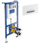 Инсталляция 3в1 villeroy&boch viconnect 92242700, кнопка смыва белая 92216168 в Актау фото № 1