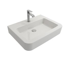раковина подвесная bocchi scala pro 1123-001-0126 квадратная 65x50 см в Актау фото № 1