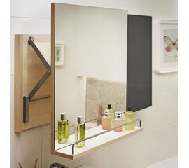Зеркало cersanit 50x65 smart p-ls-sma-sm белое выдвижное в Актау фото № 1