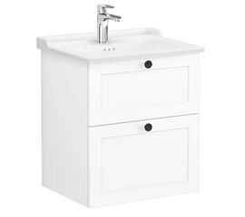 тумба с раковиной 60см vitra root classic 68848, белый матовый в Актау фото № 1