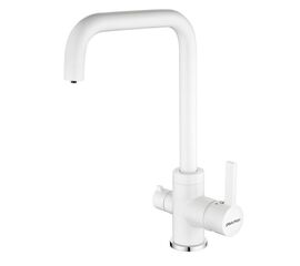 смеситель для кухни paulmark logas lo213021-431tw, белый матовый в Актау фото № 1