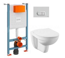 унитаз с инсталляцией 4в1 vitra uno 9773b003-7206 в Актау фото № 1