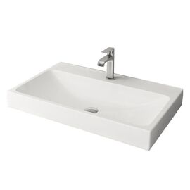 раковина накладная scala bocchi 1078-001-0126 80*48 белый глянец в Актау фото № 1