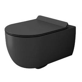 унитаз подвесной bocchi v-tondo 1416-020-0129 с микролифтом антрацит матовый в Актау фото № 1