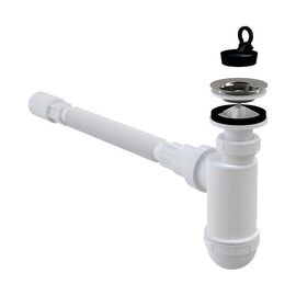 сифон для раковины alcaplast a41+a710 с решеткой и соединением в Актау фото № 1