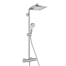 Душевая система hansgrohe crometta е 240 1jet showerpipe 27271000 с термостатом в Актау фото № 1