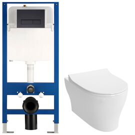 унитаз с инсталляцией 4в1 hans 4449b003-0101 h5108-0203 в Актау фото № 1