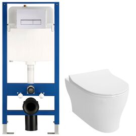 унитаз с инсталляцией 4в1 hans 4449b003-0101 h5108-0207 в Актау фото № 1