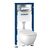 унитаз с инсталляцией geberit acanto 500.128.21.a rimfree в Актау фото № 1