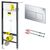 Инсталляция 3в1 viega  prevista dry 792824 visign for life 5, 1120мм 8524.10 в Актау фото № 1