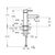 смеситель для раковины vitra origin a4255526 в Актау фото № 3
