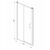 Душевая дверь bravat 120x200 blackline bd120.4101b в Актау фото № 3