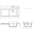 Кухонная мойка hansgrohe s514-f450 43314170  искусственный камень в Актау фото № 4