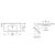 раковина на тумбу villeroy & boch subway 2.0 7175a001 48x100 см в Актау фото № 2