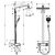 Душевая система hansgrohe raindance select 27288000 термостат в Актау фото № 2