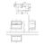 тумба с раковиной 80 см villeroy&boch subway 3.0 4a708001/c57400ve в Актау фото № 4