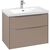 тумба с раковиной 80см villeroy&boch subway 3.0 c574l0vm + 4a708301, светло-коричневый в Актау фото № 1