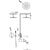 Душевая система tres study 26228003 в Актау фото № 2