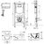 унитаз с инсталляцией 4в1 villeroy & boch subway 3.0 4670t001 92242700 92249061 в Актау фото № 2