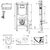 унитаз с инсталляцией 4в1 villeroy & boch subway 3.0 4670t001 92242700 922490an в Актау фото № 2