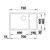 Кухонная мойка blanco subline 700-u level 523540 в Актау фото № 2
