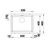 Кухонная мойка blanco subline 500-u 523436 в Актау фото № 2