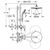 Душевая система grohe euphoria 260 27473002 со смесителем для душа, хром в Актау фото № 3