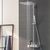 Душевая система с термостатом grohe euphoria smartcontrol system 310 cube duo 26508000, хром в Актау фото № 2