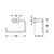 Держатель для туалетной бумаги grohe essentials cube 40507001, без крышки, хром в Актау фото № 2