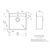 Кухонная мойка reginox ohio r32695 50x40 tapwing, jet black в Актау фото № 2