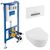 унитаз с инсталляцией 5в1 villeroy&boch avento 5656rs01 viconnect 92242700 92216168, белая-хром в Актау фото № 1