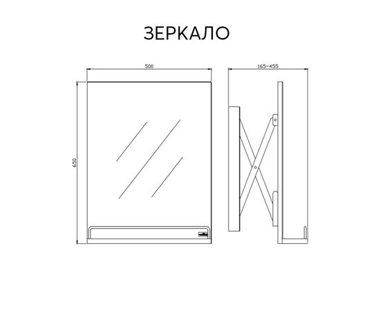 Комплект мебели для ванной cersanit smart 60 в Актау фото № 5