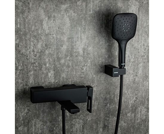 смеситель для ванны gappo g3217-6 черный в Актау фото № 2