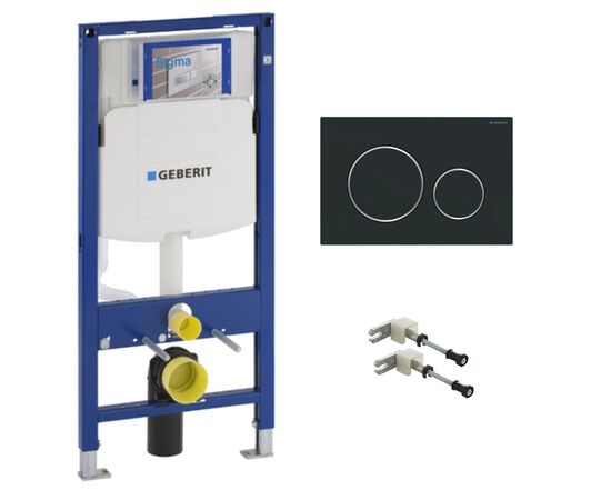 Инсталляция geberit duofix 111.300.00.5 с клавишей sigma 20 115.882.14.1 в Актау фото № 1