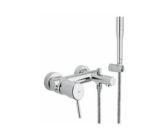 смеситель для ванны grohe concetto с душевым гарнитуром, хром (32212001) в Актау фото № 1
