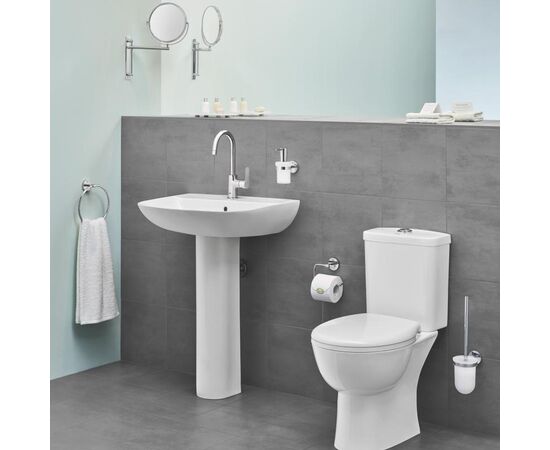 раковина с пьедесталом grohe bau ceramic 39421000 60 см, альпин-белый в Актау фото № 2