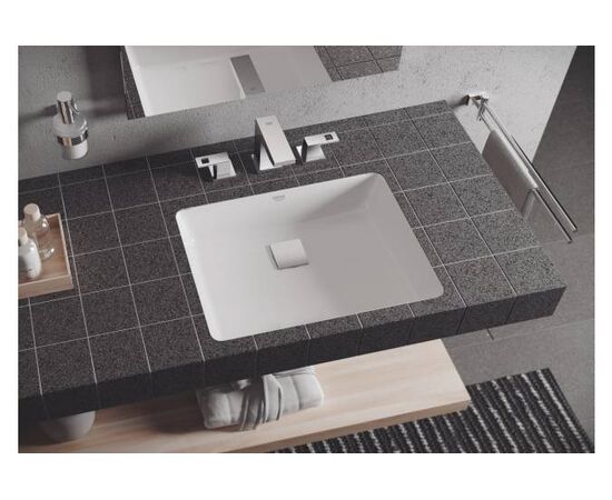 раковина grohe cube ceramic, встраиваемая 50 см, альпин-белый (3948000h) в Актау фото № 2