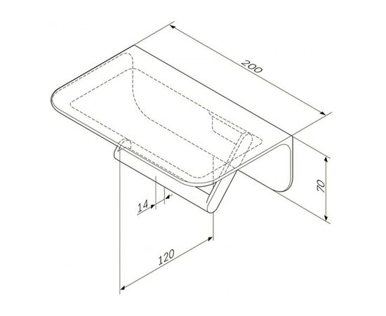 Держатель туалетной бумаги am.pm inspire 2.0 a50a341500 с коробкой, хром в Актау фото № 3