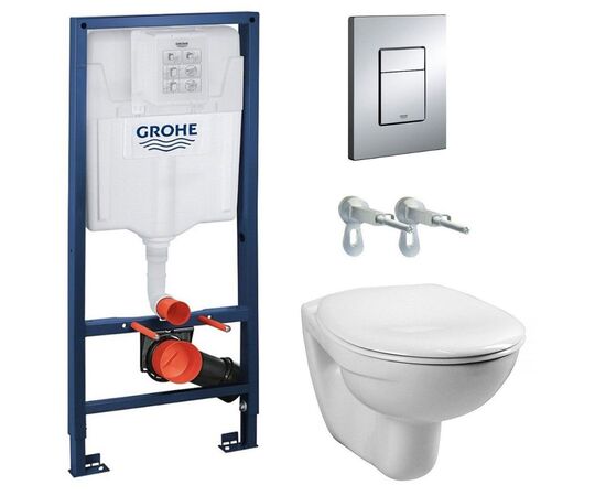 унитаз с инсталляцией grohe: rapid sl 3877720001 + norm fit 6855 в Актау фото № 1