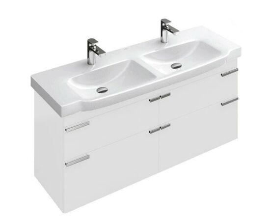 тумба с раковиной villeroy&boch sentique 125 белый глянец в Актау фото № 1