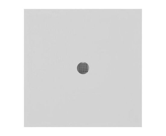 Ats-90x90u-w hidronatur pleasure поддон литьевой 900х900х30мм слив крышка белый камень (242247) в Актау фото № 3