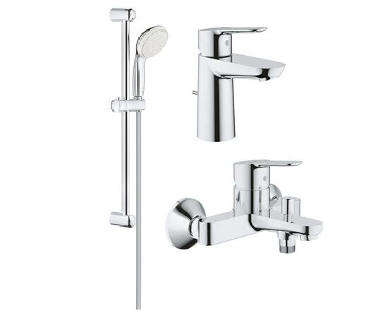 Набор смесителей 3в1 grohe bauedge 118389 для ванной комнаты в Актау фото № 1