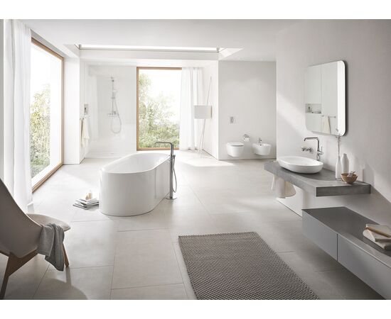 Напольный смеситель grohe essence 23491001 с монтажной частью 45984001 в Актау фото № 2