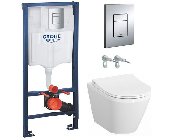 унитаз с инсталляцией 5в1 grohe rapid sl 38772001 (integra 7040) в Актау фото № 1