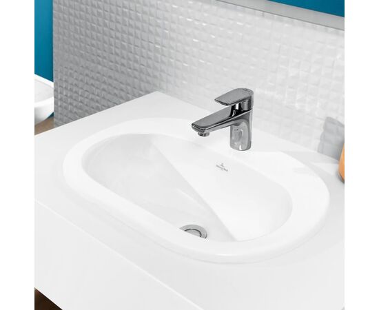 раковина встраиваемая villeroy&boch o.novo 41615601 56х40.5 см белая в Актау фото № 3