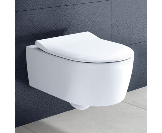 унитаз подвесной villeroy & boch avento 5656rs01 directflush с микролифтом в Актау фото № 2