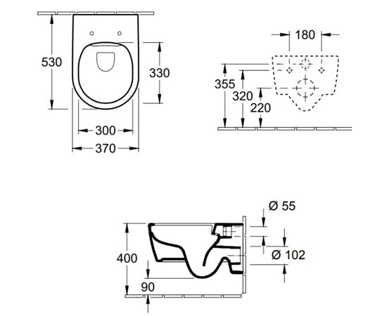унитаз подвесной villeroy & boch avento 5656rs01 directflush с микролифтом в Актау фото № 6