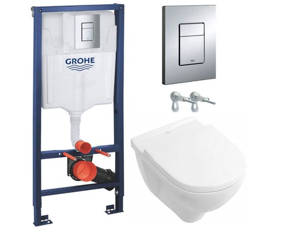 унитаз с инсталляцией 5в1 grohe rapid sl + villeroy & boch o.novo в Актау фото № 1