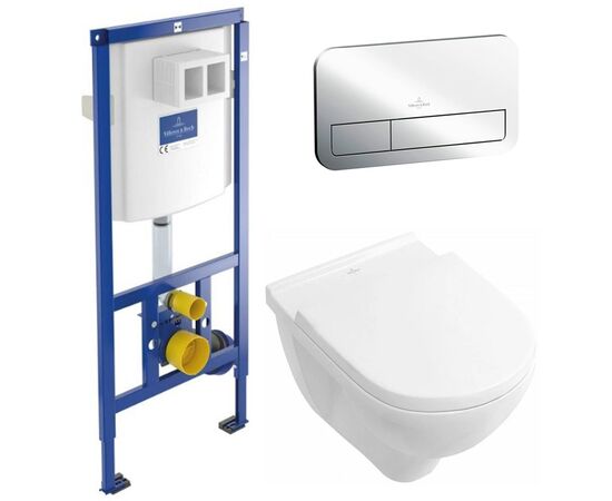 унитаз с инсталляцией 5в1 villeroy & boch o.novo + viconnect в Актау фото № 1
